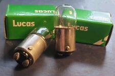 A Pair of 12v Vintage Single Filament Bulbs Bullnose Morris Cowley Lucas R330
