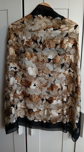 Paolo gucci silk scarf beige - paolo,
