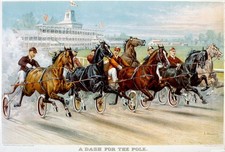 Vintage Horse Racing Wall Art