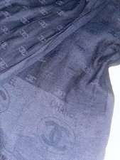 CHANEL Scarf Women's Soft Dark
