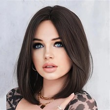 Party, Role Play Fashion Wig Women's Short Curly Wig, Straight Bob Hair