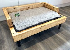 Handmade Luxury Wooden Dog Bed