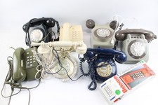 Telephones Vintage Rotary Wall Mounted Corded Retro Style Job Lot 