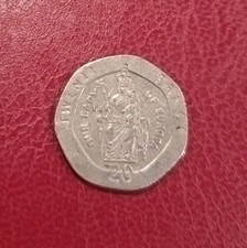 Twenty Pence Gibraltar 2003 Coin Our Lady Of Europa