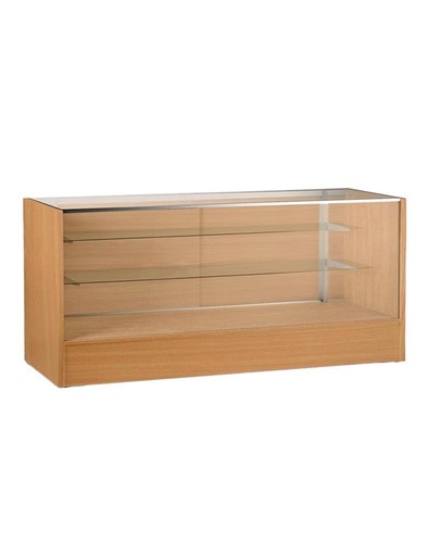 Retail wood glass counters - glass,