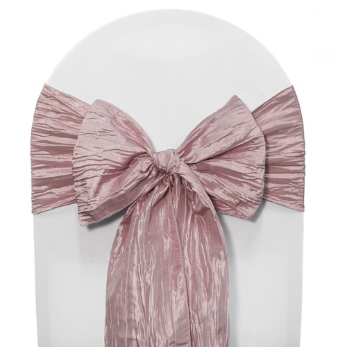 Crinkle taffeta chair sashes - crinkle,