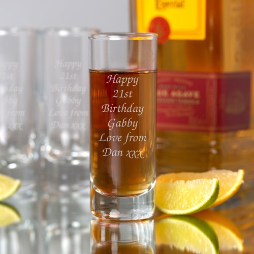 Personalised shot glass for - shot,