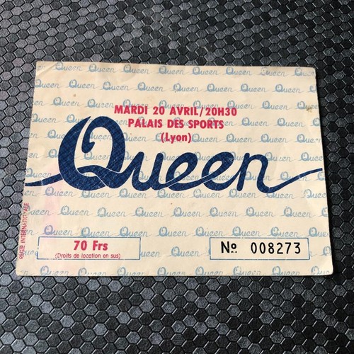 Queen ticket palais des sports - ticket,
