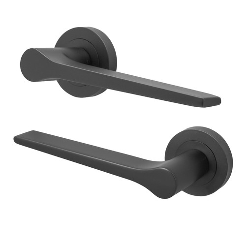 Black internal door - black,