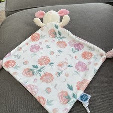 Mary Meyer Pretty reversible  Blankie Comforter Soft Toy pink VGC