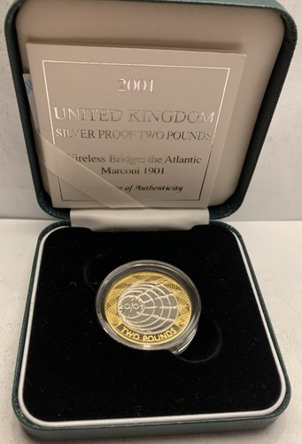 2001 silver proof coin - 2001,
