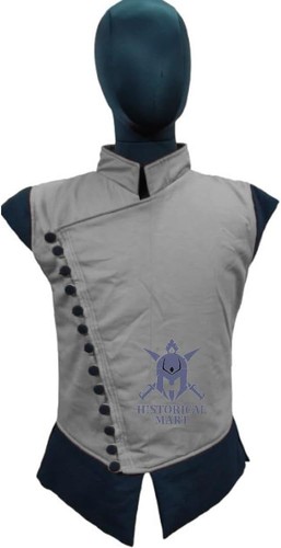 Medieval padded cotton doublet - padded,