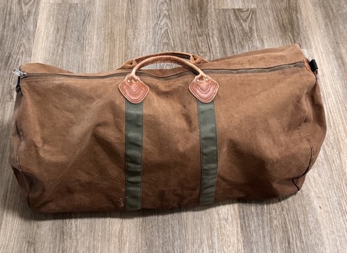 Vintage bean brown duffel - ll,