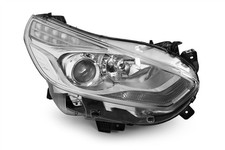 Ford S-Max Headlight Right 15- Chrome LED DRL Headlamp Driver O/S OEM Valeo