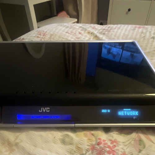 Jvc black dvd player - player,, network