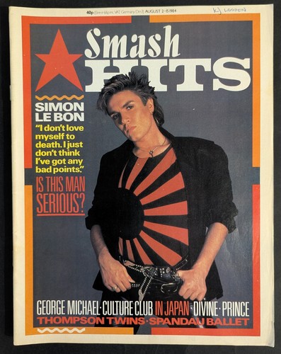 Smash hits magazine august - -,