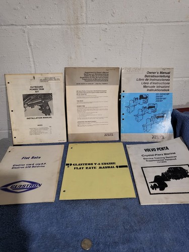 Lot vintage outboard boat - lot,
