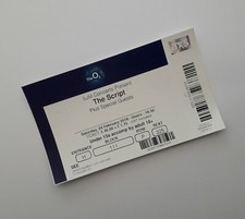 The Script Tickets - Unused Ticket(s) The O2 Arena London 24/02/18 Memorabilia