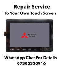 MITSUBISHI Outlander 2019 - 2022 MK3 SAT NAV Media Touch Screen Repair Service