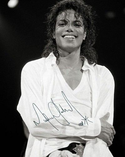 Michael jackson autograph - michael,