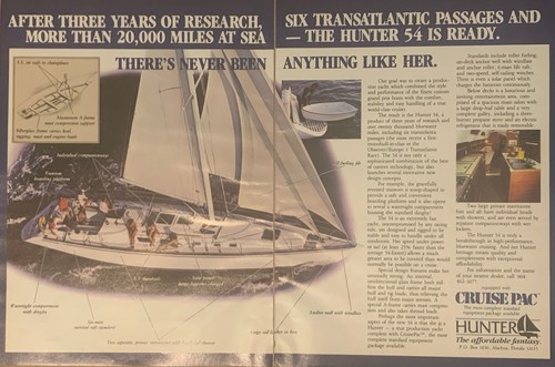 1981 hunter yacht cruiser w - 1981, 54