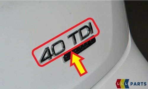 New genuine audi tt 40 - new,