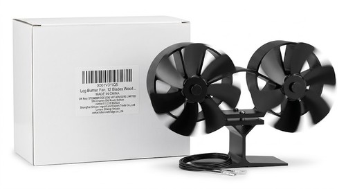 Blade heat powered stove - heat,
