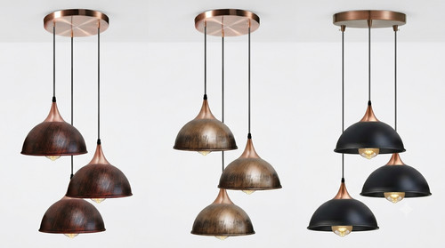 Vintage way ceiling light - 3,