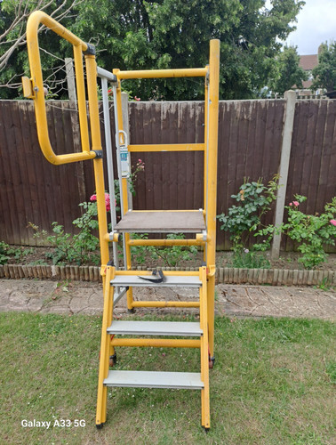 Aluminium foldable platform - aluminium,