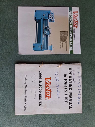 Victor lathe parts - victor, 16
