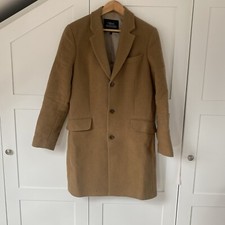 Men’s Next Coat Tan Camel Small Outwear Jacket
