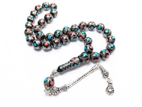 Jet worry beads - worry,