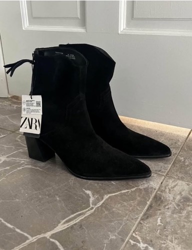 Zara suede cowboy - suede,