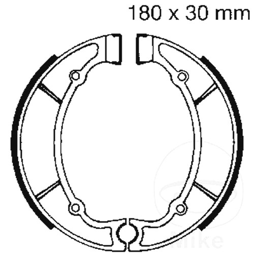 Ebc brake shoes - brake, springs