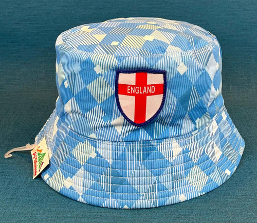 England retro blue bucket hat - blue,