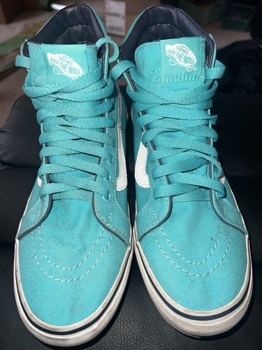 Vans sk8 shoes teal canvas - vans,