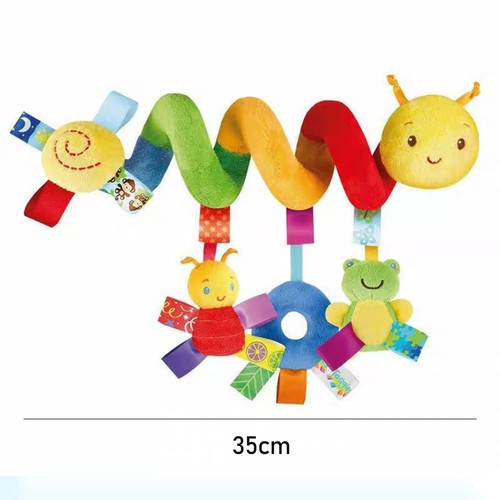 Soft spiral rattles for baby - soft,