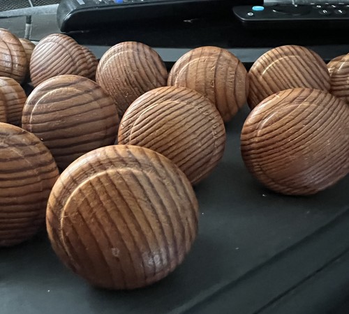 Oak knobs wooden - knobs, cupboard