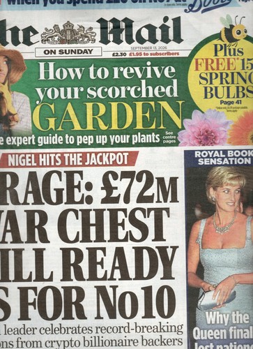 The mail sunday september - on,