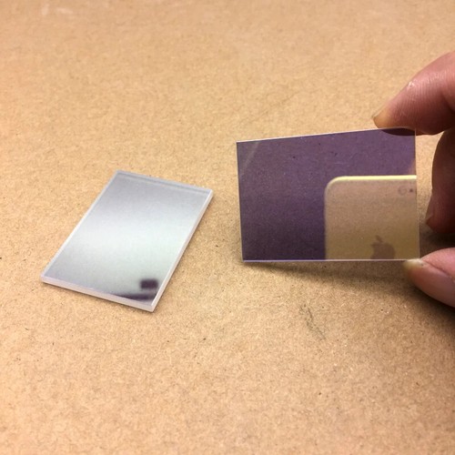 Beam splitting glass plate - beam,