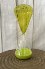 Green glass minute original - 10,