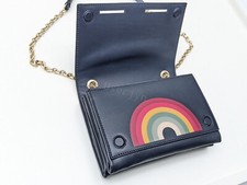 Paul Smith Women's Bag -BNWT Swirl Rainbow Clutch Leather Shoulder Bag RRP: £600