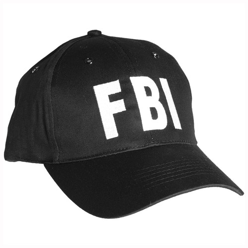 Fbi black baseball - black,