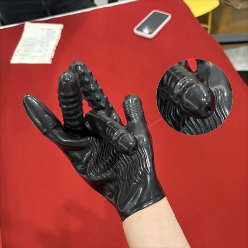 Vibrating sex glove - sex, toys