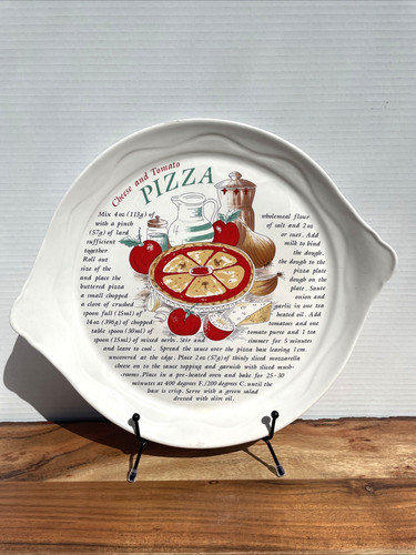 Vintage pizza plate - vintage,