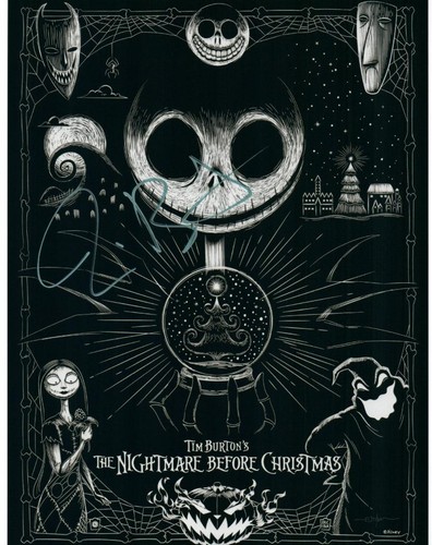 Tim burton signed 8x10 photo - tim,