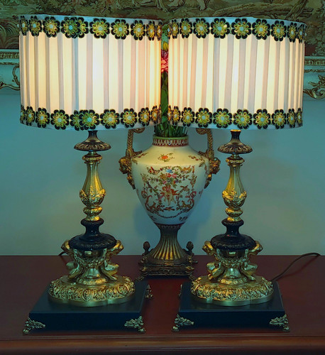 Pair antique baroque - pair,