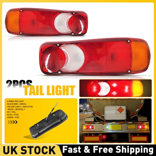 Pair rear lights 24v - pair, tail