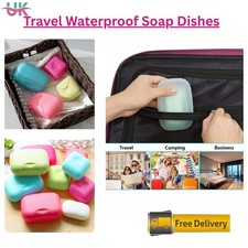 Travel Waterproof Soap Dishes Soap Case Soap Box Soap Holder Container UK