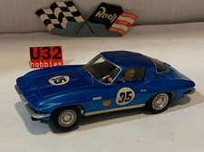 Slot Car Revell 3106 Chevrolet Corvette Sting Ray 1965 #35 Blue